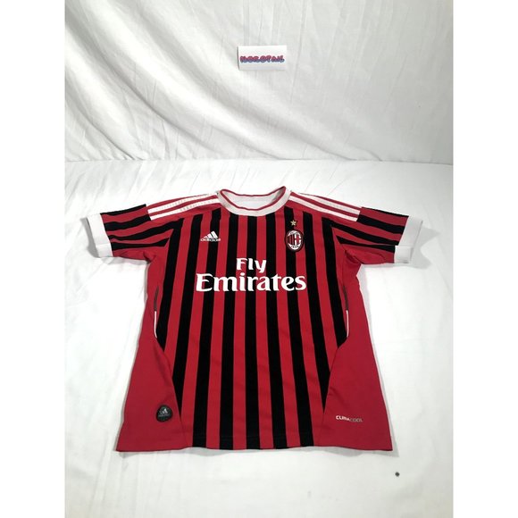 adidas Other - Adidas Climacool AC Milan Jersey Youth sz Medium Red